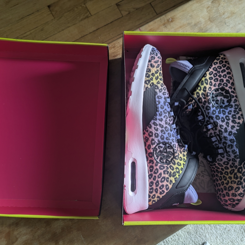 Zumba Fitness Womens' Multicolor Leopard Print Athletic Sneakers Brand New!